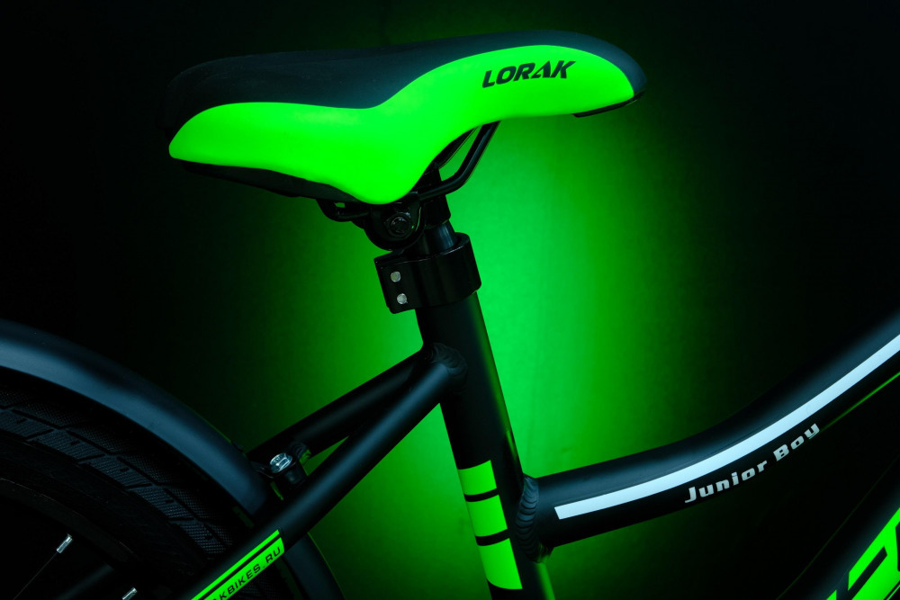 Lorak Junior 20 Boy Матовый Чёрный/Зелёный