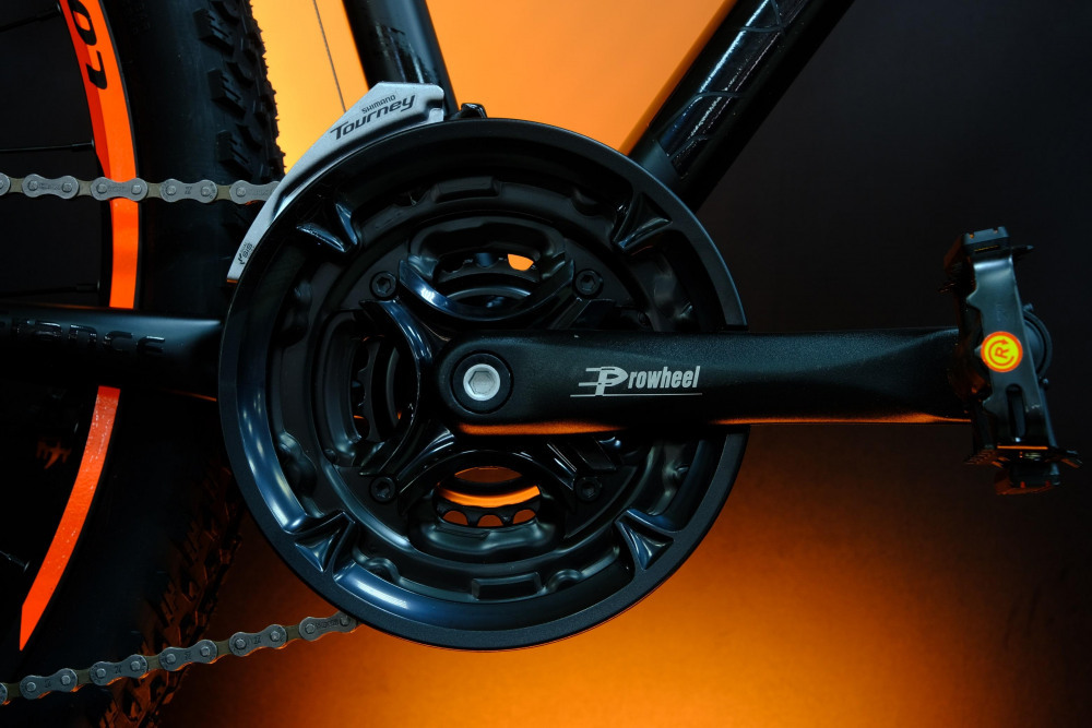 Lorak 6.0 Матовый Чёрный/Оранжевый рама 23 (на рост 189-205)