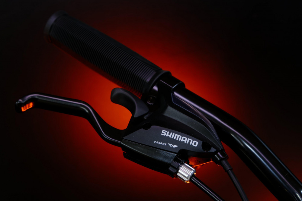 LORAK Fast 26 Матовый Чёрный/Оранжевый