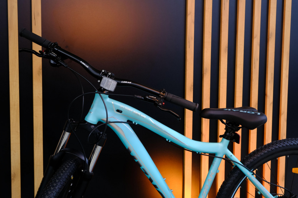 LORAK GLORY 250 HD Матовый Светло Голубой/Серебристый рама 17 (на рост 155-173)